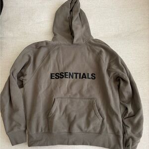 Fear of God Essentials Gray Hoodie